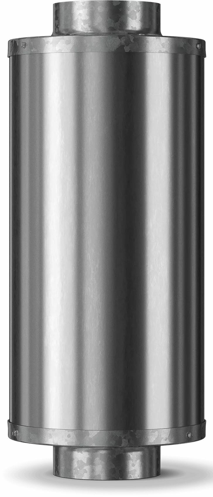 In-Line carbon filter, galvanized, CKV-3